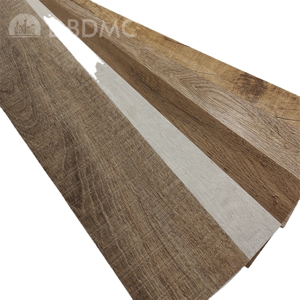 DBDMC wood design 1.5mm-3mm Dry back luxury vinyl plastic PVC floor LVT glue down luxury vinyl tile flooring