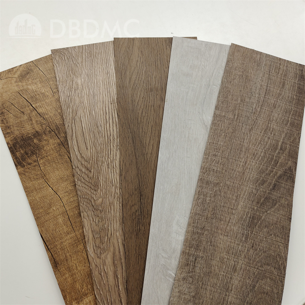 DBDMC China Factory Direct PVC Flooring Wooden Design indoor hotel house vinyl floor sheet Planks Tiles self adhesive