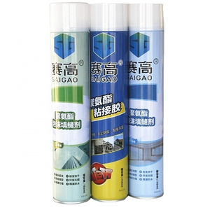 Saigao  gap filler pu foam polyurethane bonding glue pu scrap foam adhesive