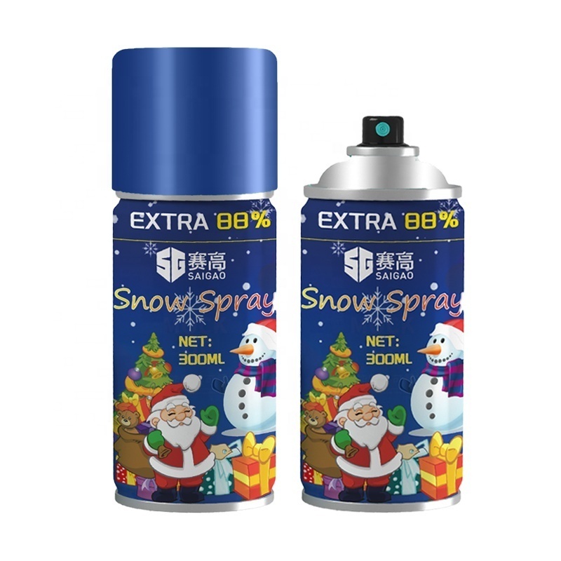 Factory Hot Sale New Product Celebrate Christmas  Festival Party Snow Aerosol Spray 450ml