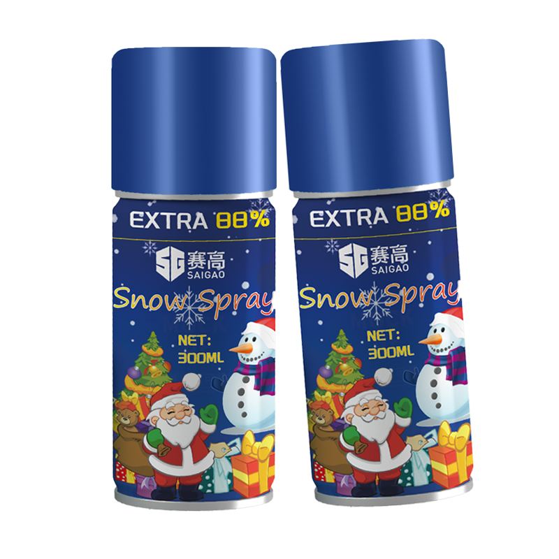 Factory Hot Sale New Product Celebrate Christmas  Festival Party Snow Aerosol Spray 450ml