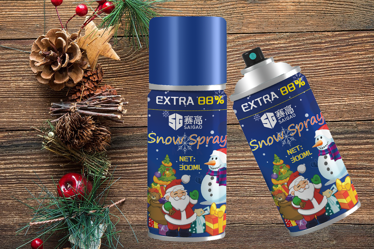 Factory Hot Sale New Product Celebrate Christmas  Festival Party Snow Aerosol Spray 450ml