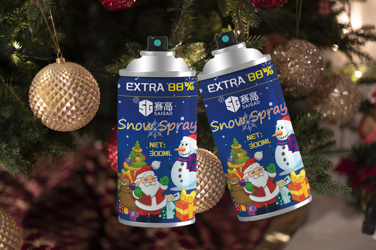 Factory OEM Allowed Snow Spray Winter Aerosol Christmas snow sprays party snow