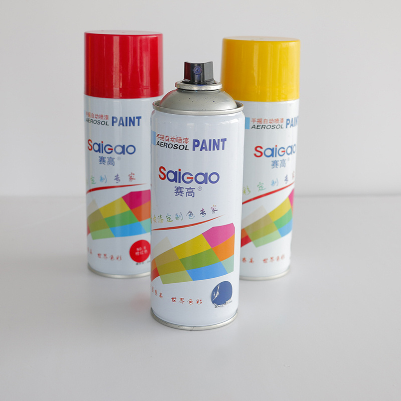 Soft touch MSDS metallic color white spray paint for bike painting spray