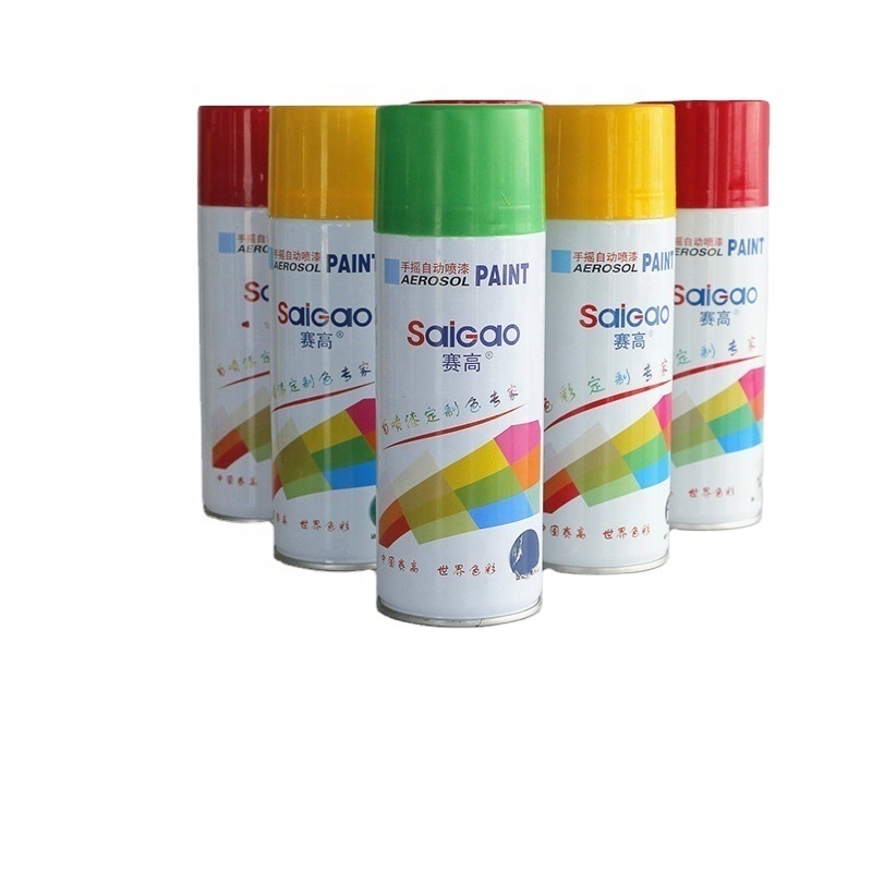 High Quality Cheap Color Acrylic Aerosol Paint Sample Car Graffiti Spray Paint