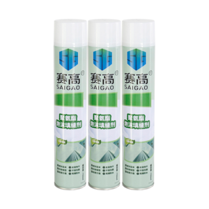 750ml OEM High Density Low Expanding Waterproof Polyurethane PU Foam Spray for Windows & Door Frames