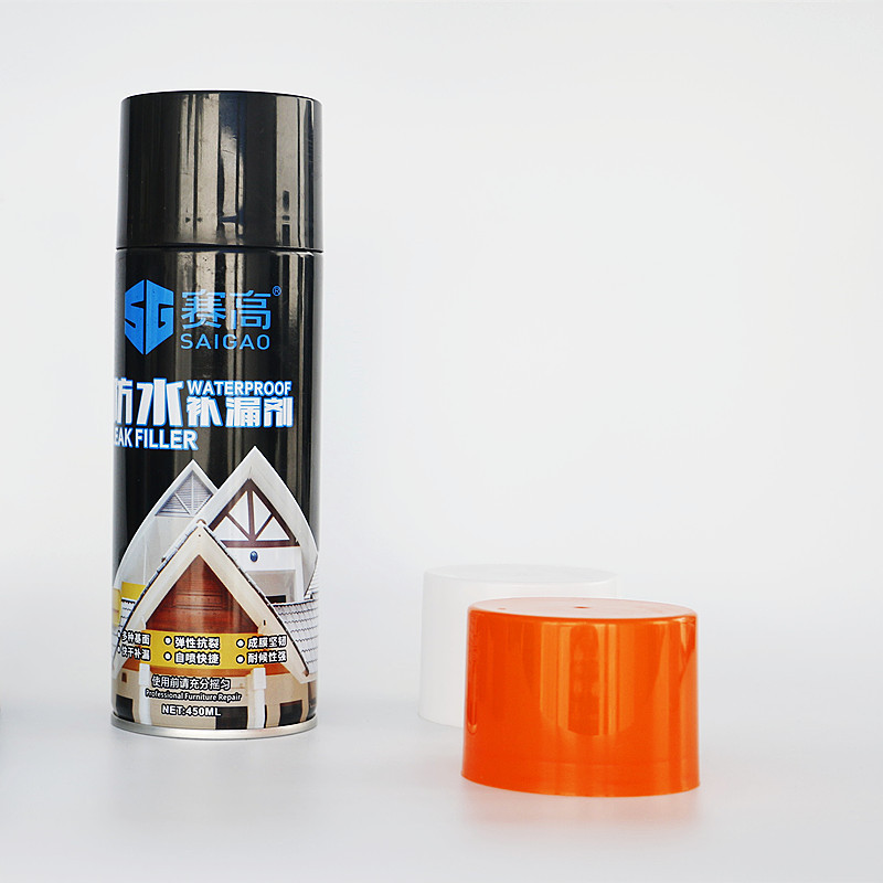 2021 Hot Products 450 ml Waterproof Sealer Anti Leak Spray Rubber Waterproof Spray For Roof