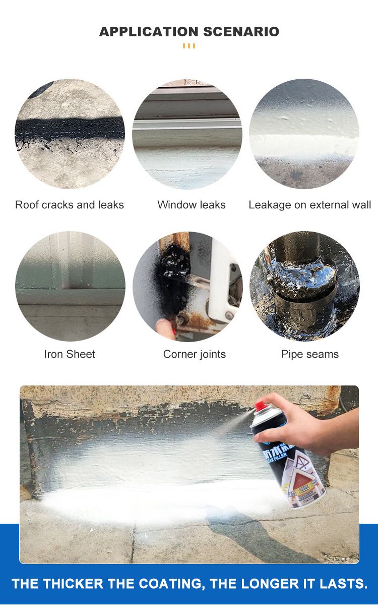 SAIGAO factory 700ml 450ml roof waterproofing leak repair for all surfaces insulating sealant waterproof