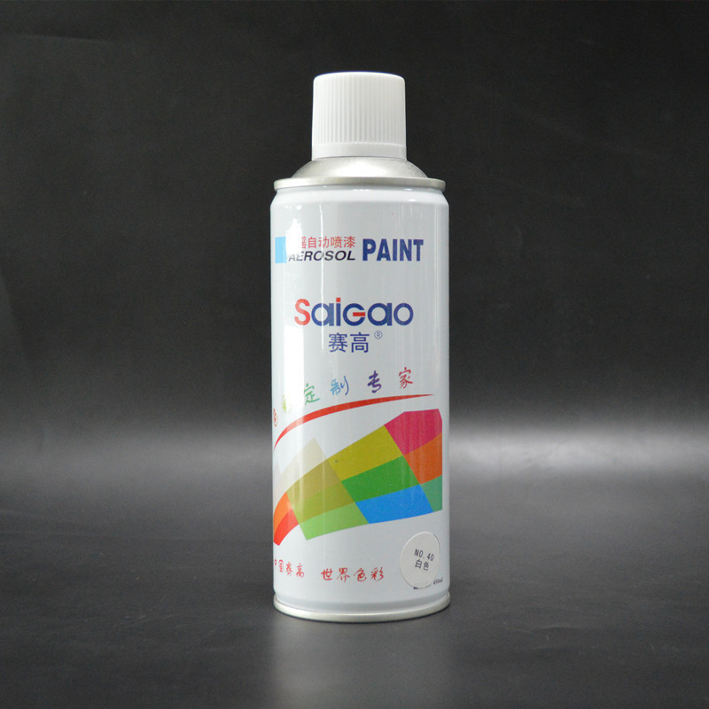 Saigo Aerosol Spray Paints 300ml Quick Dry Acrylic Based Chrome Spray Paint MSDS