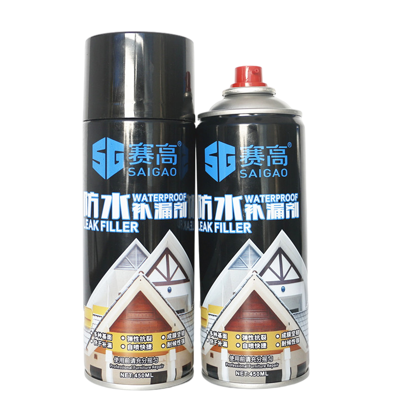 450ml Liquid Tough Roof Wall Rubber Waterproof Leak Repair Filler Sealer Anti Leaking Coating Sealant Spray