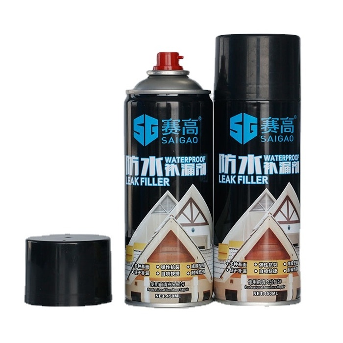 Wholesale waterproof spray saigao leak filler anti leak roof paint anti leaking sealant spray waterproof spray