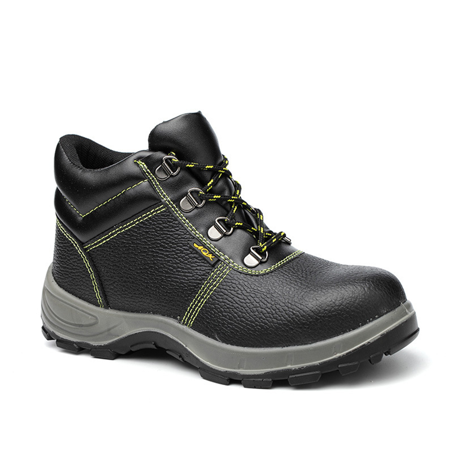 High Quality Safety Shoes Work Steel Toe Green Color Anti Slip Sole Men Safety Boots Safety Shoes Work