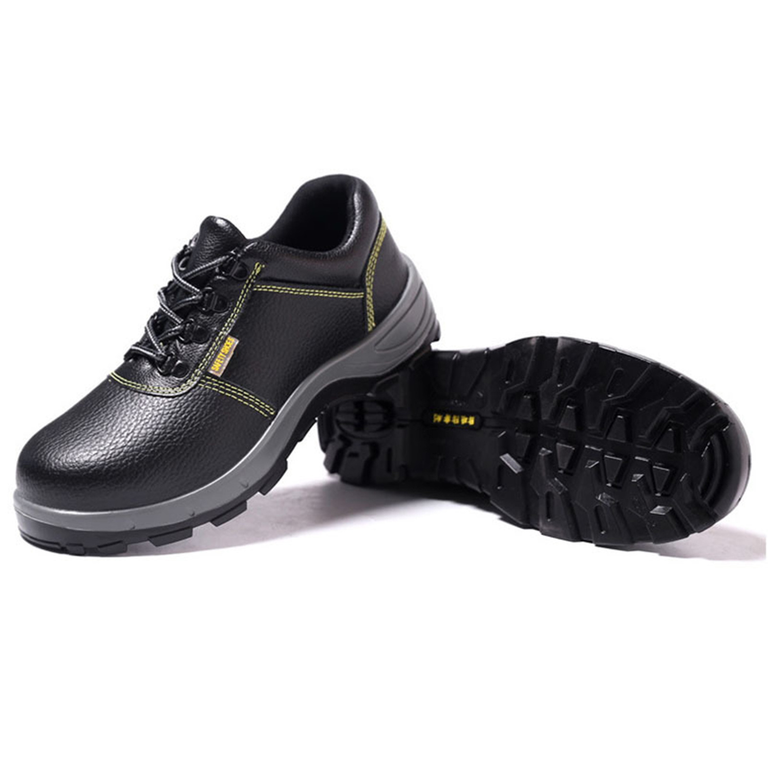 Light Weigh Safety Sports Shoes Men Rubber Sole Puncture Resistance Acid Resistant Tennis Safety Shoes