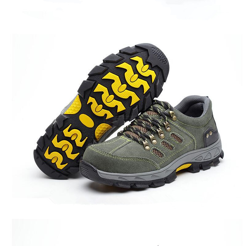 Anti-Smashing Breathable Black Top Material Industrial Protection Feet Steel Toe Insulation Safety Shoes