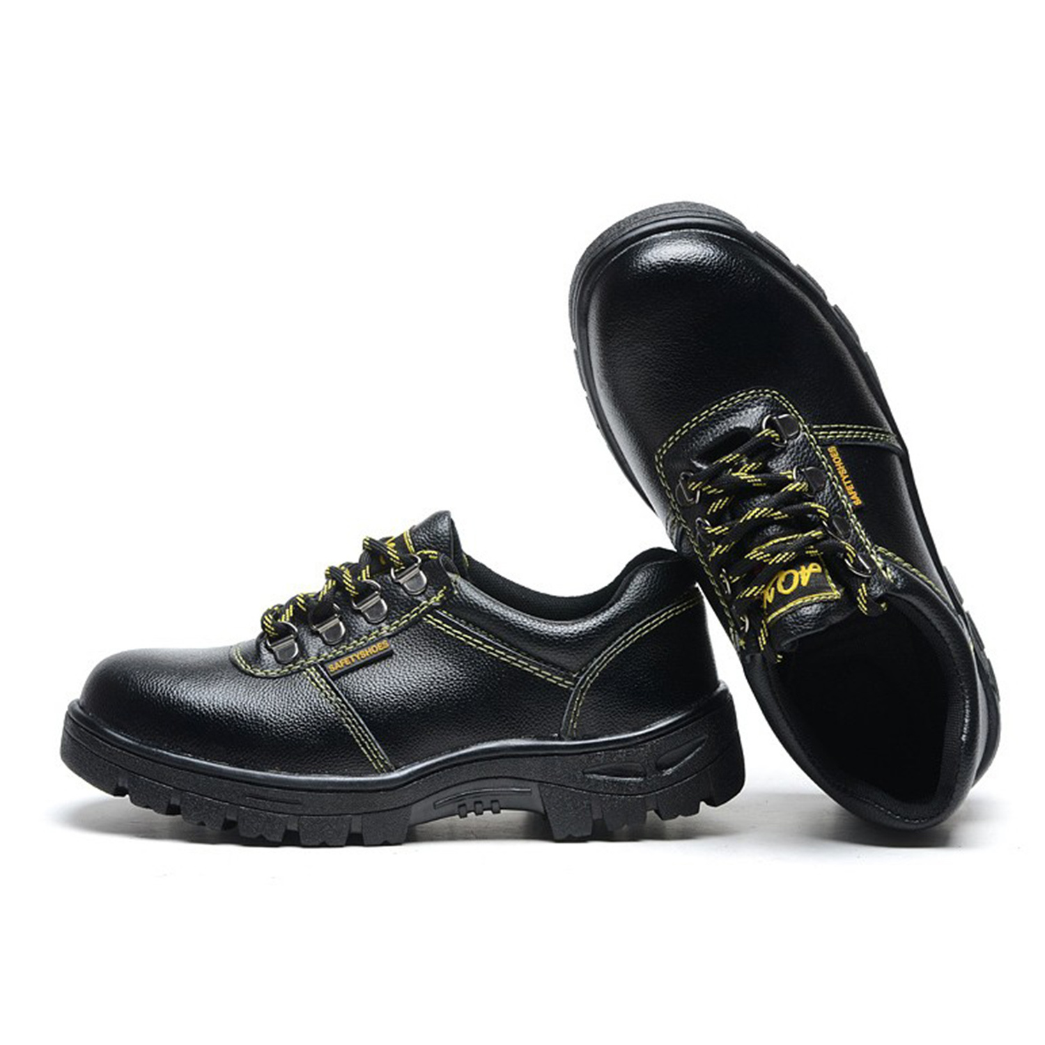 Brand Custom Insulation Leather Men Safety Shoes Electric Hazard Composite Toe Industrial Work Shoes