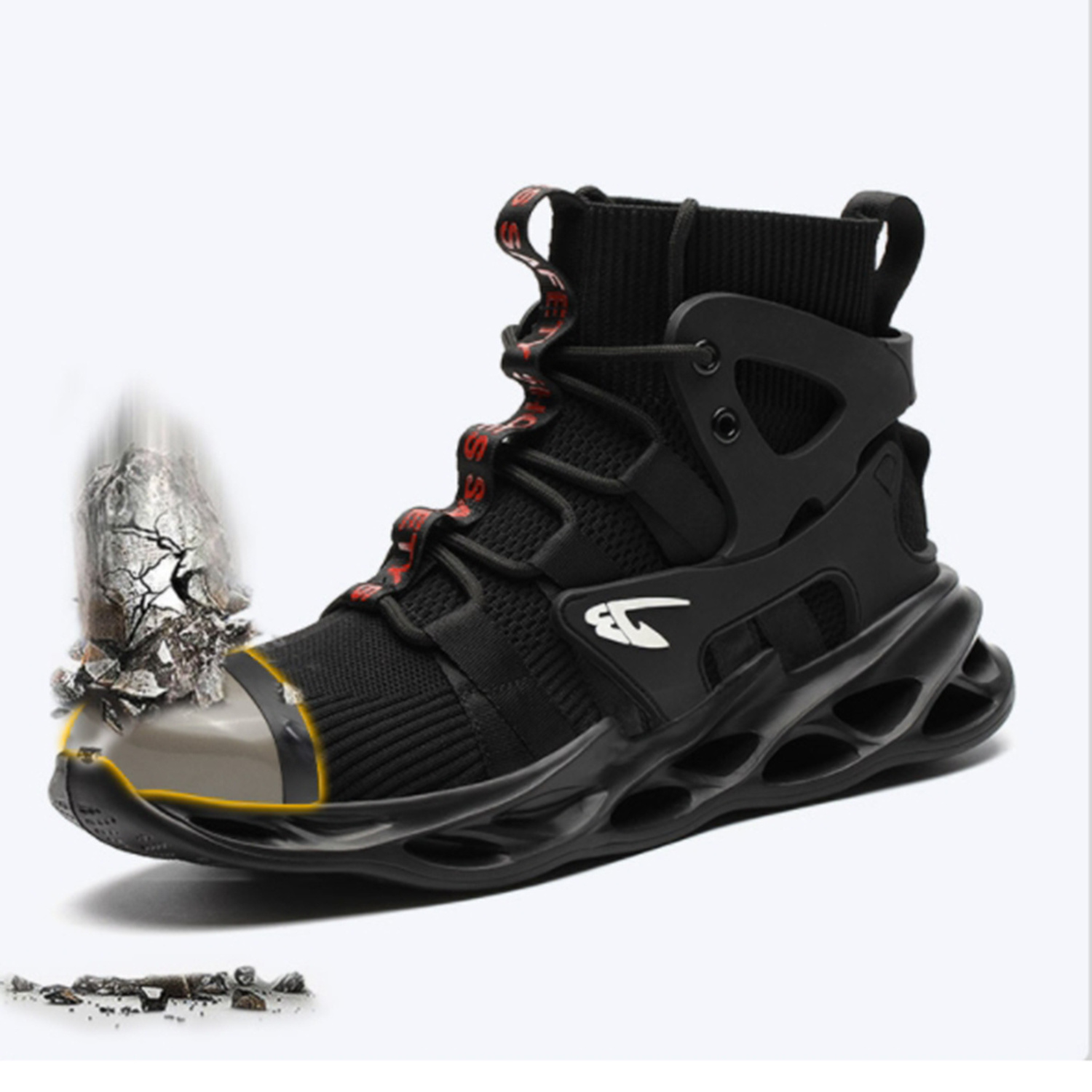 Working Light Weight Steel Toe Safty Shoes Welder Fancy Safety Shoes Asphalt Paving Shoes For Men Construction