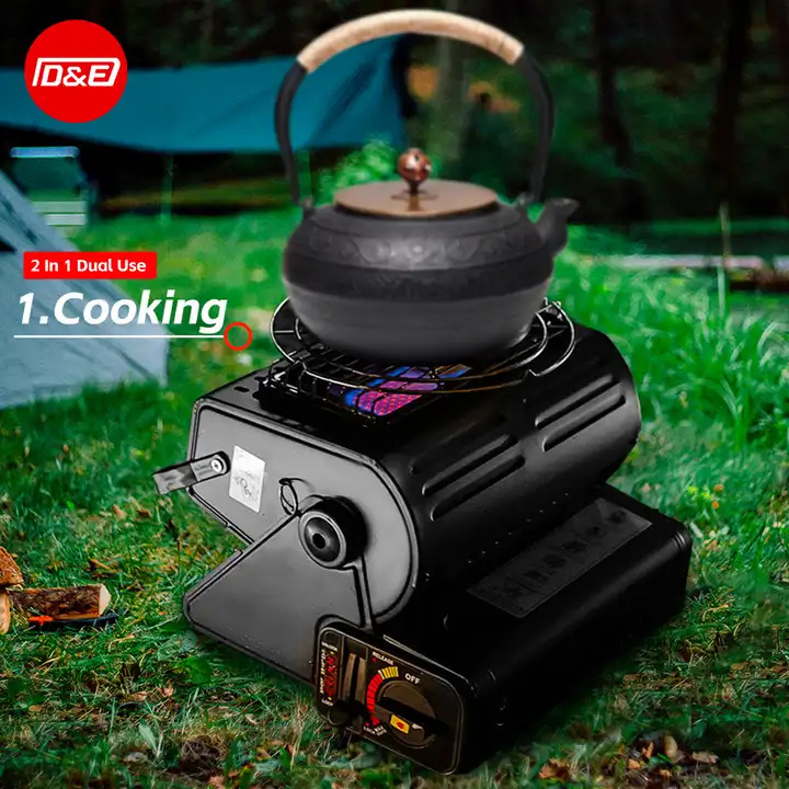 Portable Butane/LPG Mini Camping Home Gas Heater Tent Outdoor Grill Stove Dual-Purpose Gas Heater