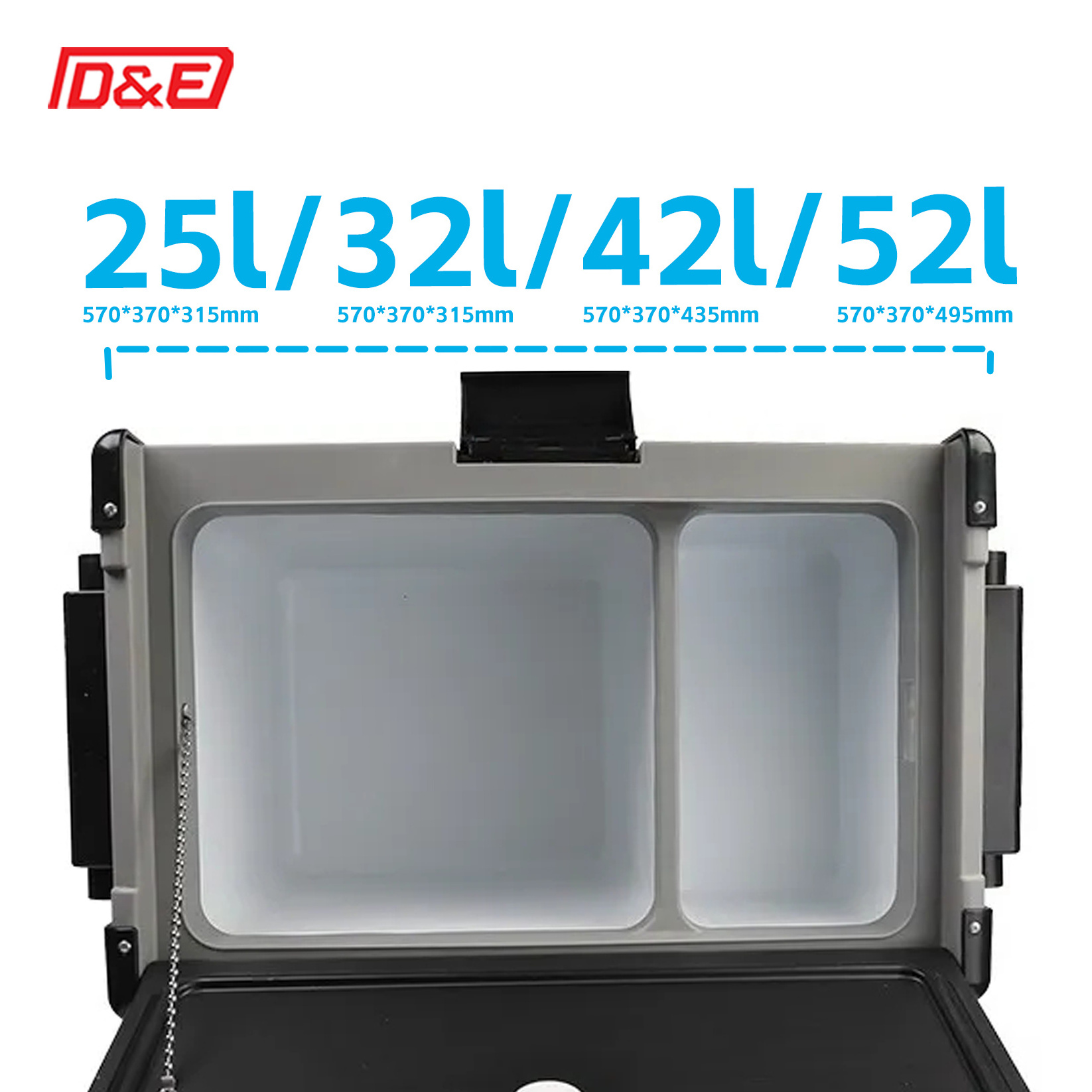 18L 42L 26L 52L Portable Car Fridge Electric DC Compressor Fridge 12V 24V for Truck Van Camper RV