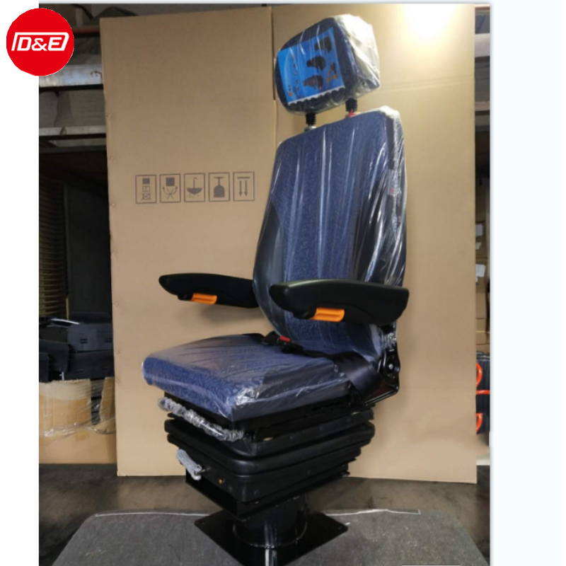 Marine Boat Driver Seat  Adjustable Marine Boat Seat with Shock Absorption Pedal Aluminum Adjustable Seat