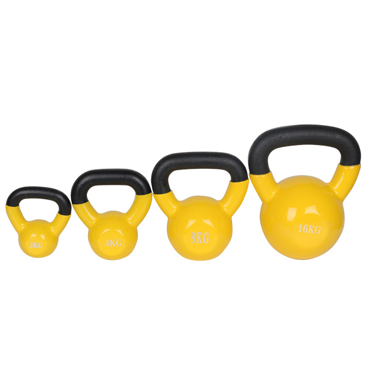 8kg Factory direct painted kettlebell Popular fitness weight lifting painted  kettlebells