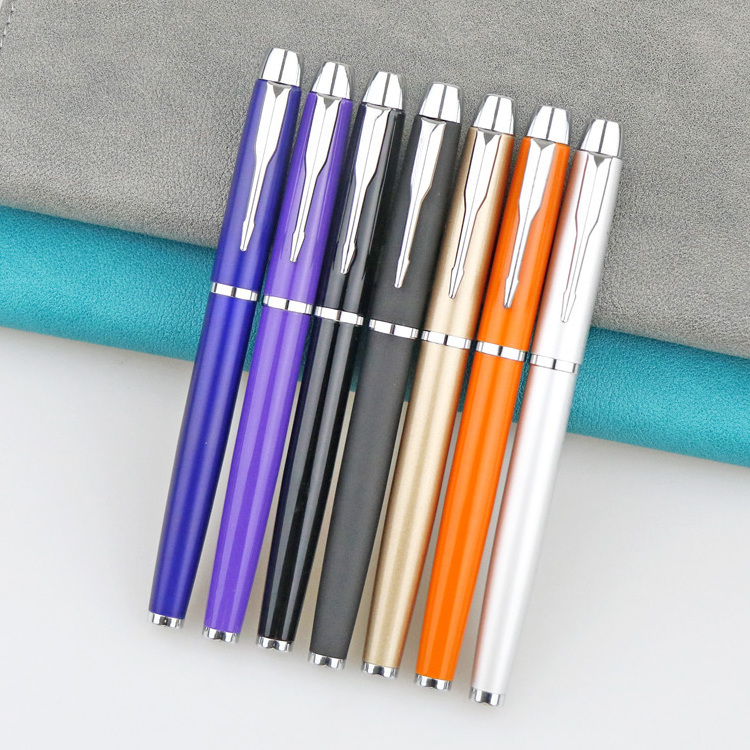 Customized High Quality Promotional Luxury Business Heavy Weight Metal Gel Pen with Custom Logo Gel Ink