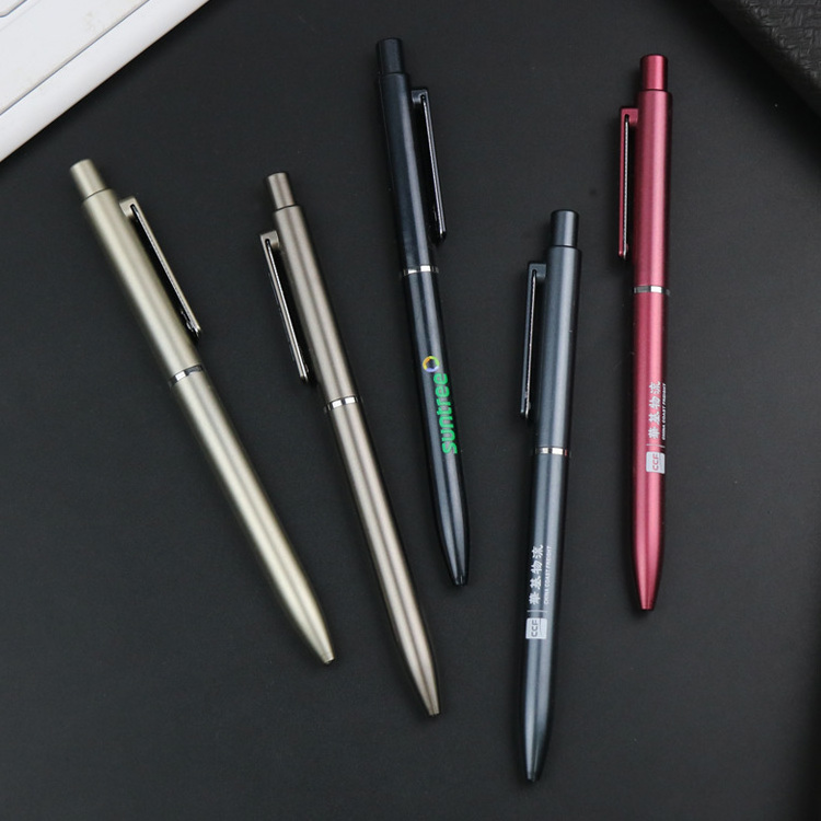 Custom Gel Pen Engraving Business Signature Pen Student Writing Stationery Manufacturers Wholesale Business  Pen