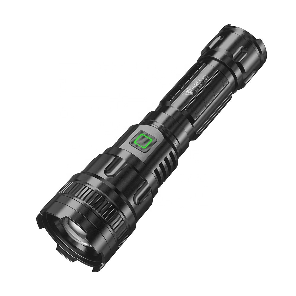 1000 Lumen Powerful Aluminum Alloy Handheld Flashlight LED Zoomable Water Resistant Fishing Torch for Outdoor