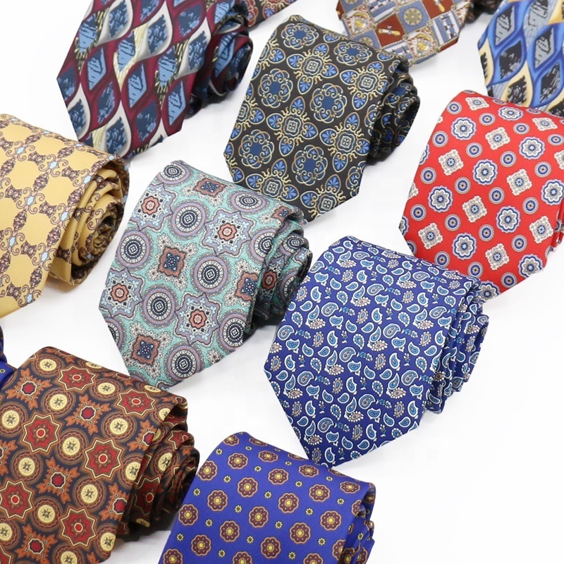 Manufacturer wholesale digital printing handmade design necktie custom pattern mens printed neckties silk polyester ties