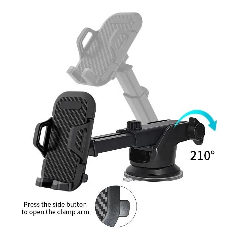 Factory Hot Sale Phone Cradle Car Mount Phone Holders Stand Suction Cup For Windshield Dashboard Car Mobile Phone Holders