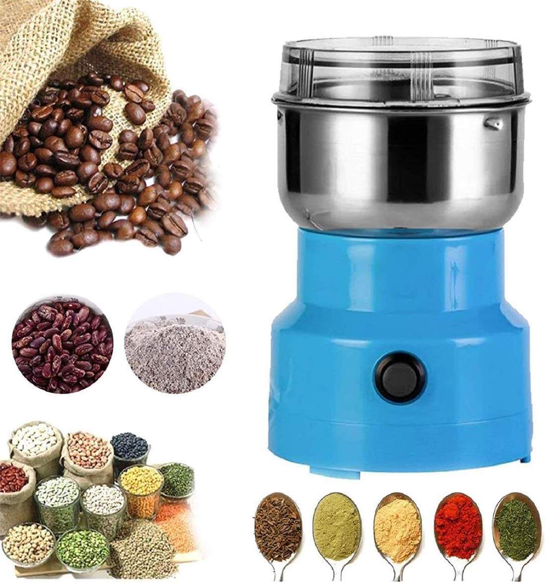 2024 Hot Selling 4 Blades Electric Seasoning Spice Coffee Grinder Machine Stainless Steel Commercial Electric Coffee Grinder