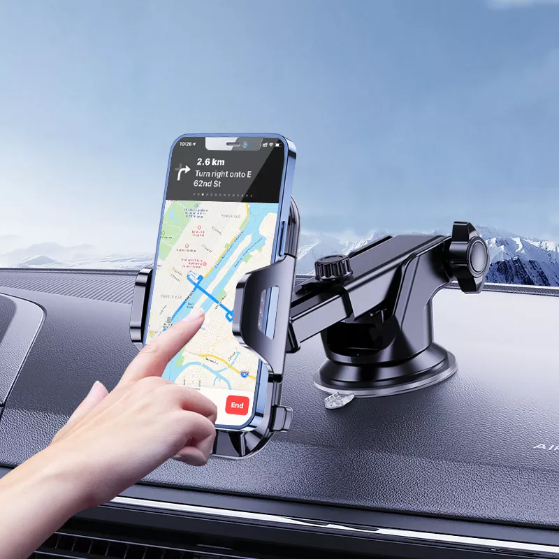 Factory Hot Sale Phone Cradle Car Mount Phone Holders Stand Suction Cup For Windshield Dashboard Car Mobile Phone Holders