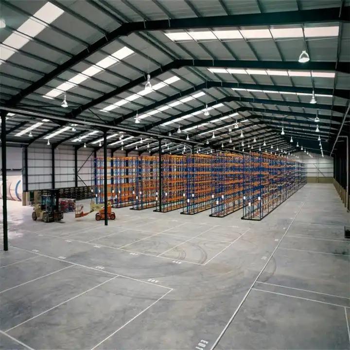 Construction Material House Modular Large Span Roof Truss Pre-Made Light Steel Structures Building Warehouse