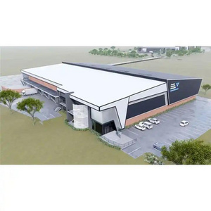 Construction Material House Modular Large Span Roof Truss Pre-Made Light Steel Structures Building Warehouse