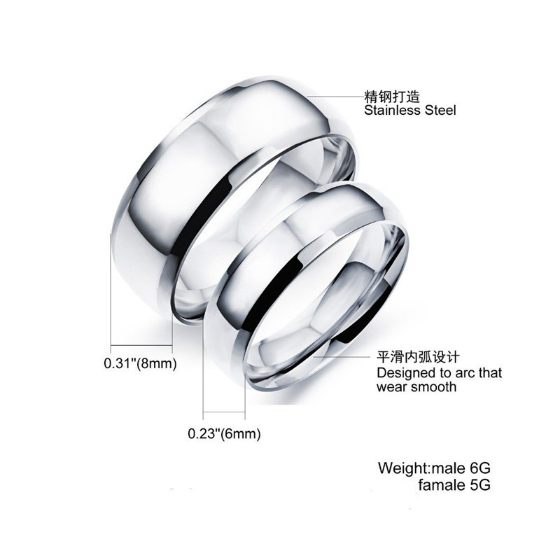 Fashion Jewelry 316L Stainless Steel Ring Gold Ring Designs For Men Blank Rings