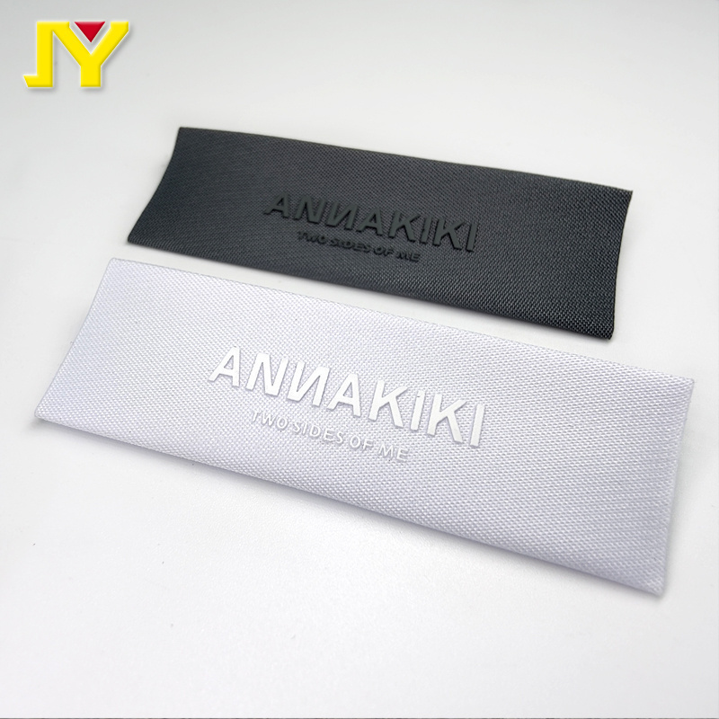 Custom Garment Rubber Patches Woven Label Iron On 3d Silicone Printing Labels For Clothing