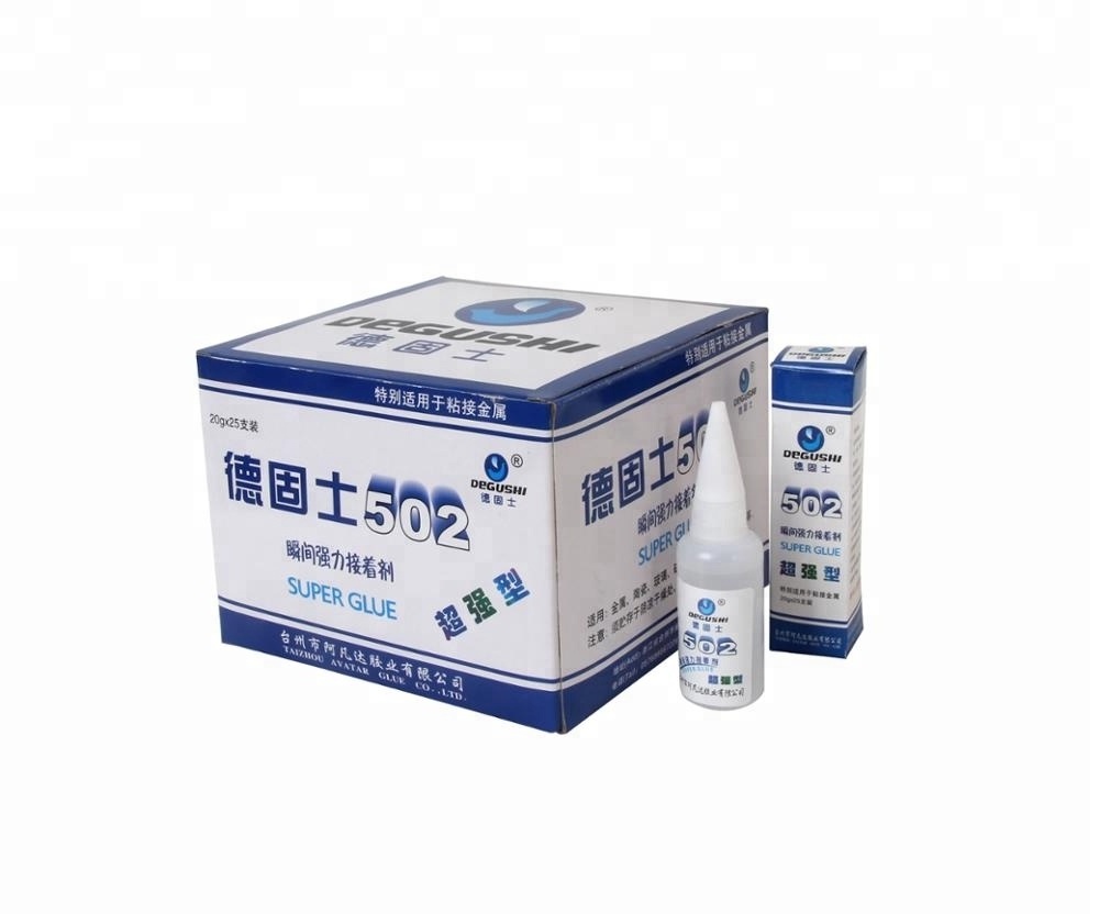 Shoe repair glue in plastic bottle, liquid bonding adhesives, cyanoacrylate adhesive acrylic PVC glue