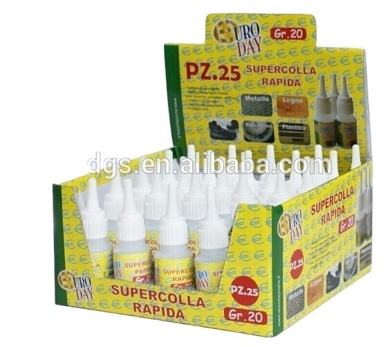 high quality cyanoacrylate adhesive super glue 502 Super glue in plastic bottle