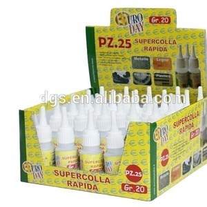 high quality cyanoacrylate adhesive super glue 502 Super glue in plastic bottle