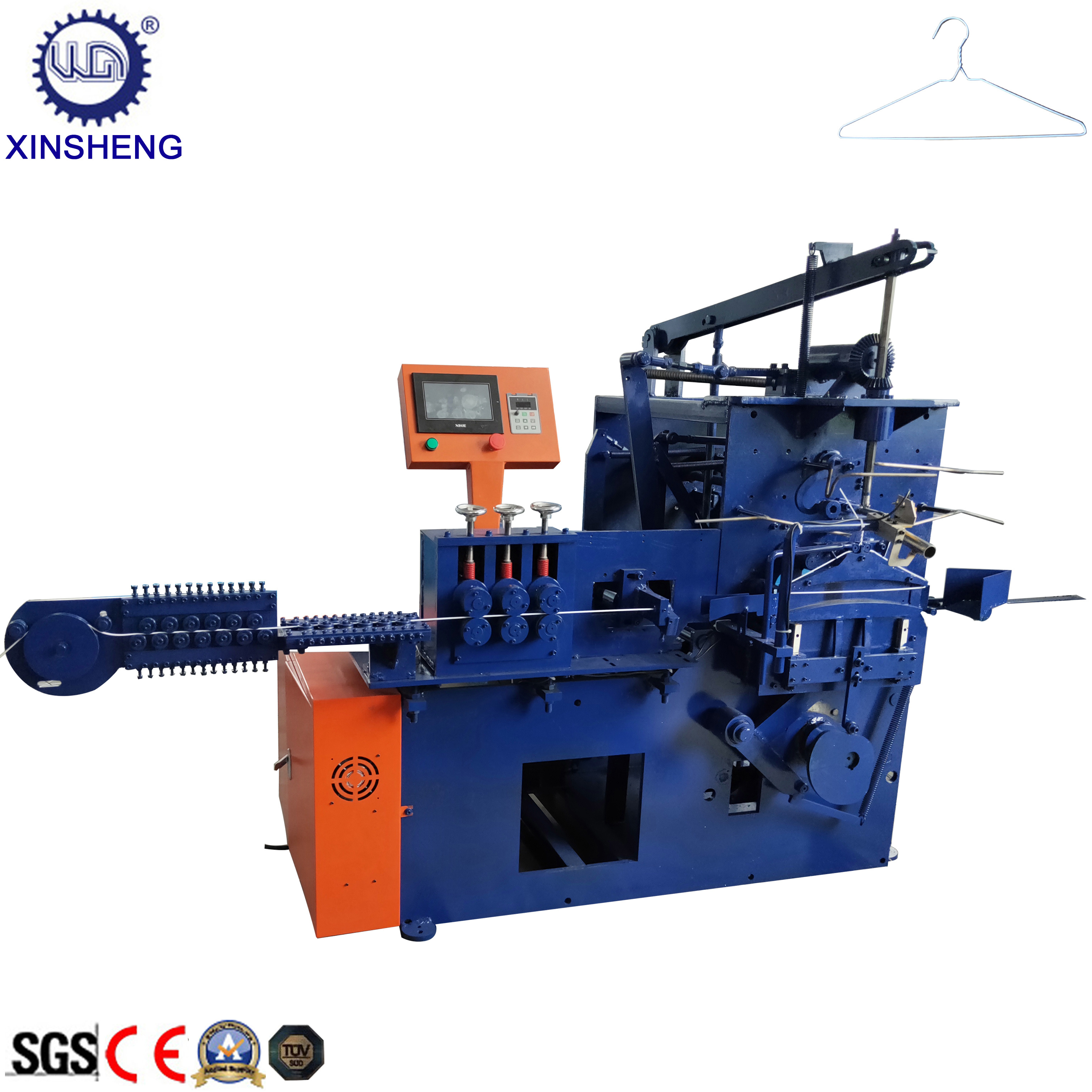 Automatic PLC Control Galvanized Wire Hanger Making Machine