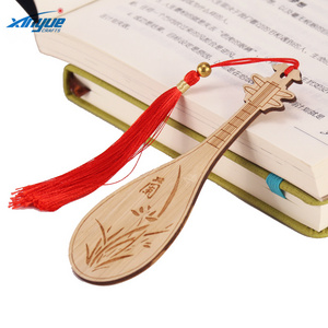 Manufacturers custom Chinese style wooden bookmarks laser cutting wooden crafts advertising promotion wooden bookmarks