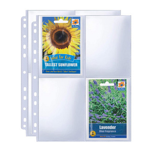 A4 Photo Album Refill Pages 3-Ring Photo binder Pages  Fit For  3.5*5"  seed  storage Bag Page Protector bag