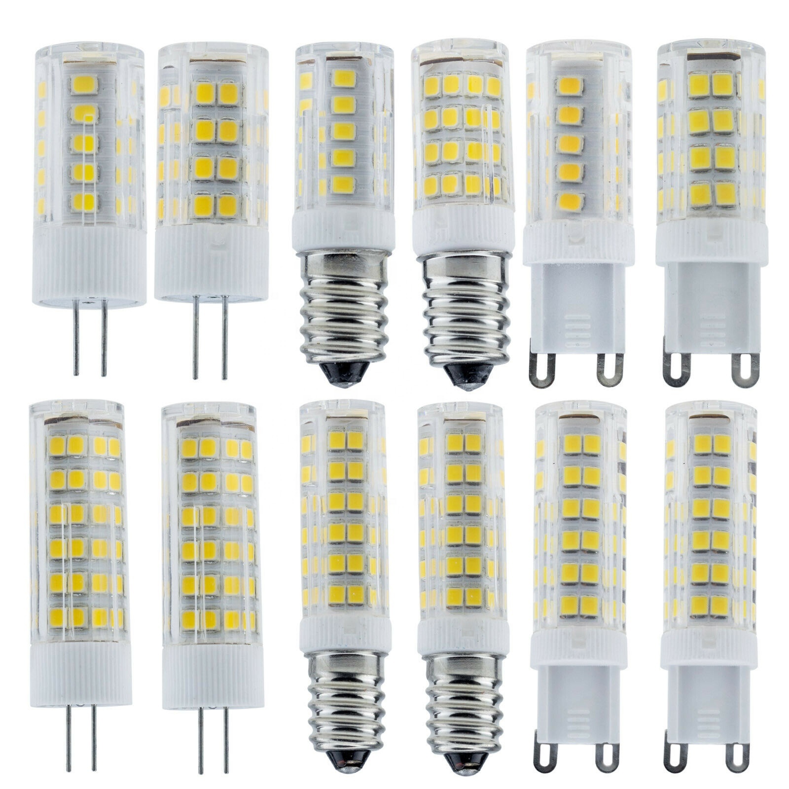 230V  G9 Ceramics LED Corn Bulbs 3W 5W 7W Capsule Crystal Lights Lamp