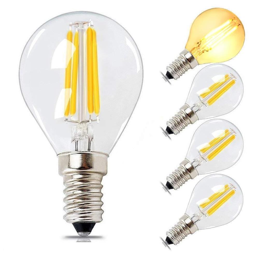 Vintage 2w 4w Dimmable E14 E27 B22 G45 LED filament bulb with CE RoHS approved