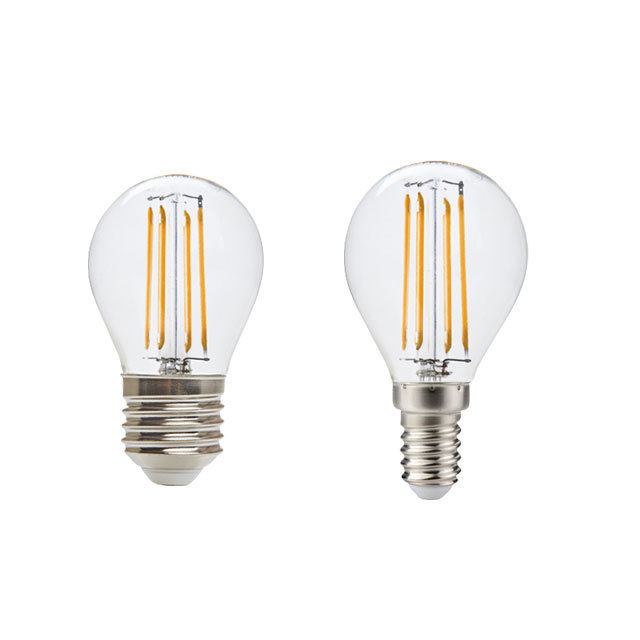 G45 E27 LED Filament Bulb 6W clear Edison Filament lamp for decoration