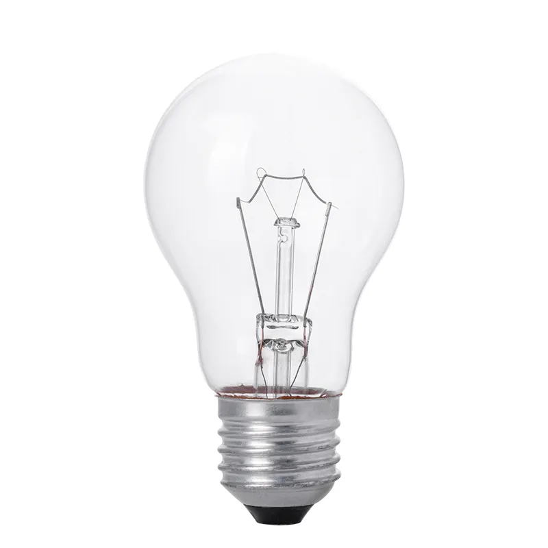 A60 A55 40w 60w 75W 100W E27 B22 clear incandescent light bulbs lamp manufacturers luces focos incandescent