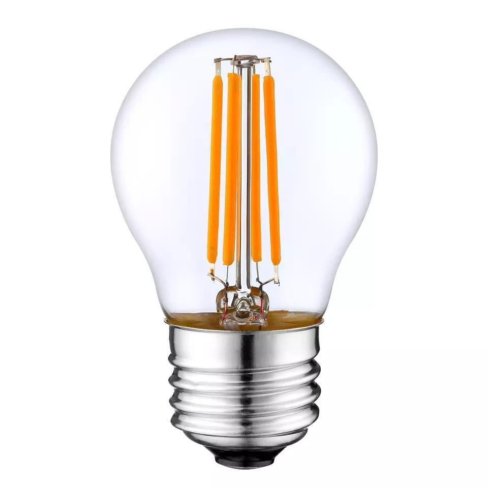 Led Filament Bulb 2w 4w P45 G45 Low Voltage DC 3V 12v 24V Glass 90 Led Fluorescent Lights Umbrella Head Lace