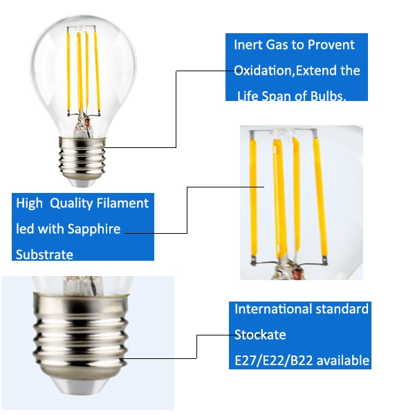 Led Filament Bulb 2w 4w P45 G45 Low Voltage DC 3V 12v 24V Glass 90 Led Fluorescent Lights Umbrella Head Lace