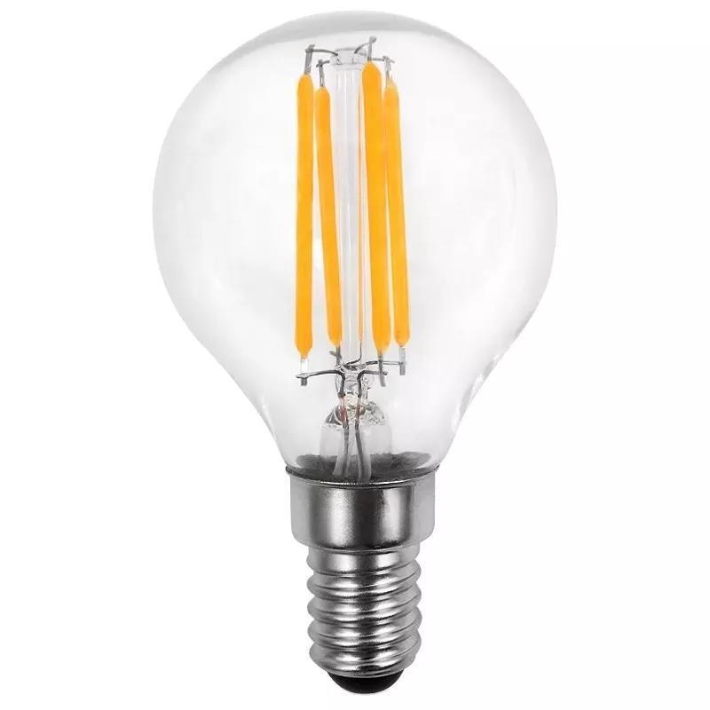 Residential Energy Saving E12 E14 E26 E27 LED Filament Bulb 360 Degree Warm Cool White G45 Clear Glass 2W 4W 5W Bulb Lighting