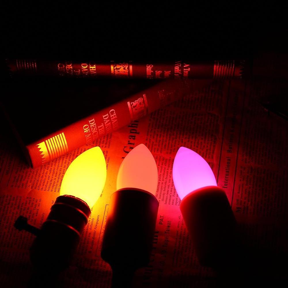 Accept Customization 2W 3W 4W Led colorful led bulb E14 C9 C35 candle colorful led bulb