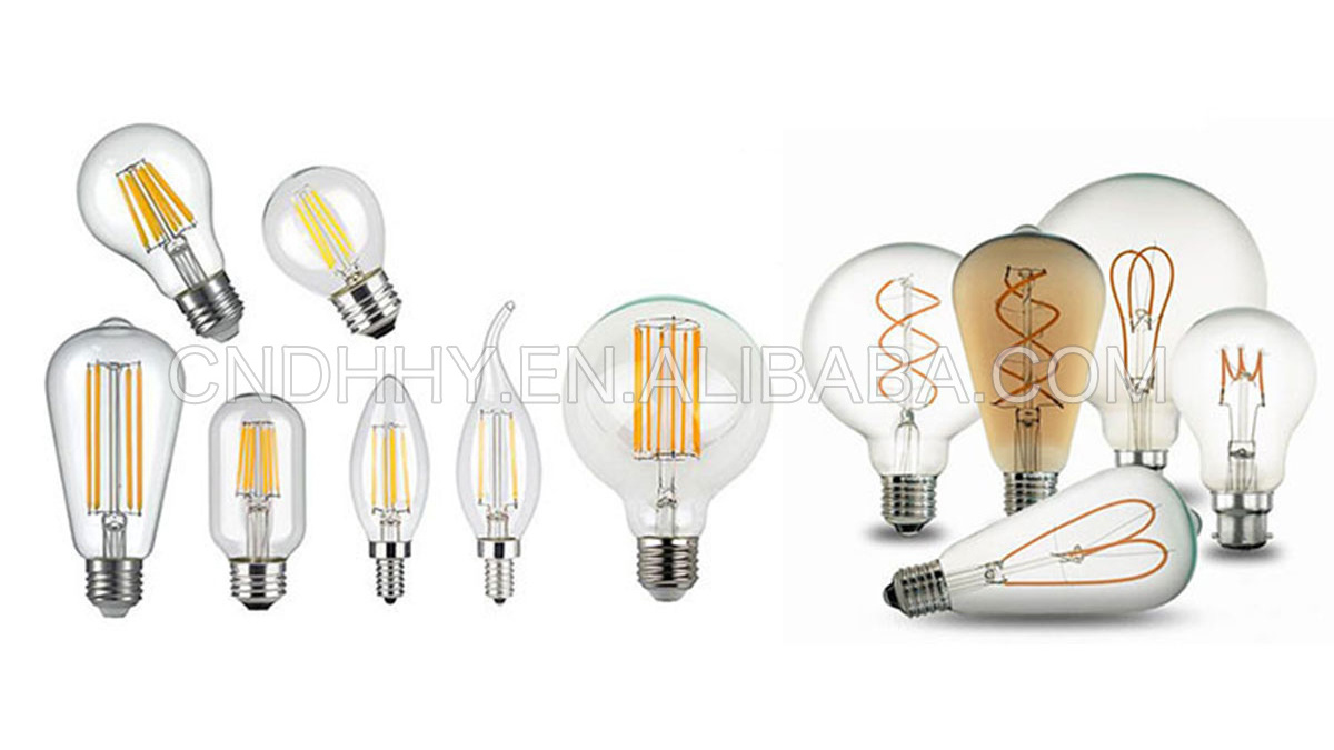 230V  6W E27 B22 Base A60  A70  G45  G80  C35  Led   Filament LED Bulb   Direct  Buy  From  China